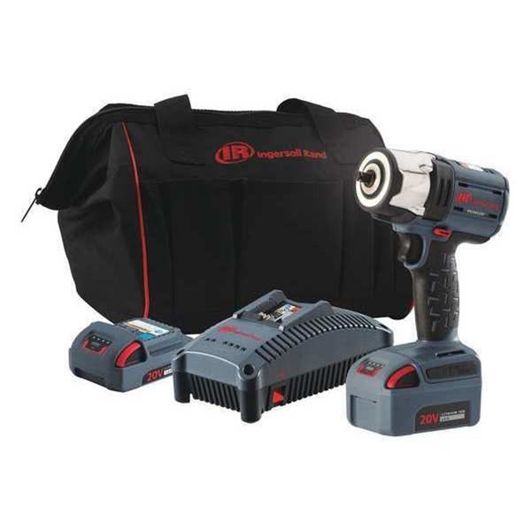 38 High Torque Impact Wrench  2Bat Kit, Ingersoll-Rand, Mfr#: IRTW5133-K22